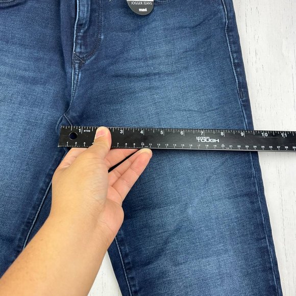 Mavi 27x25 Mid Rise Sporty Jogger Sexy Denim Jeans Pants Blue Women New - Picture 6 of 16